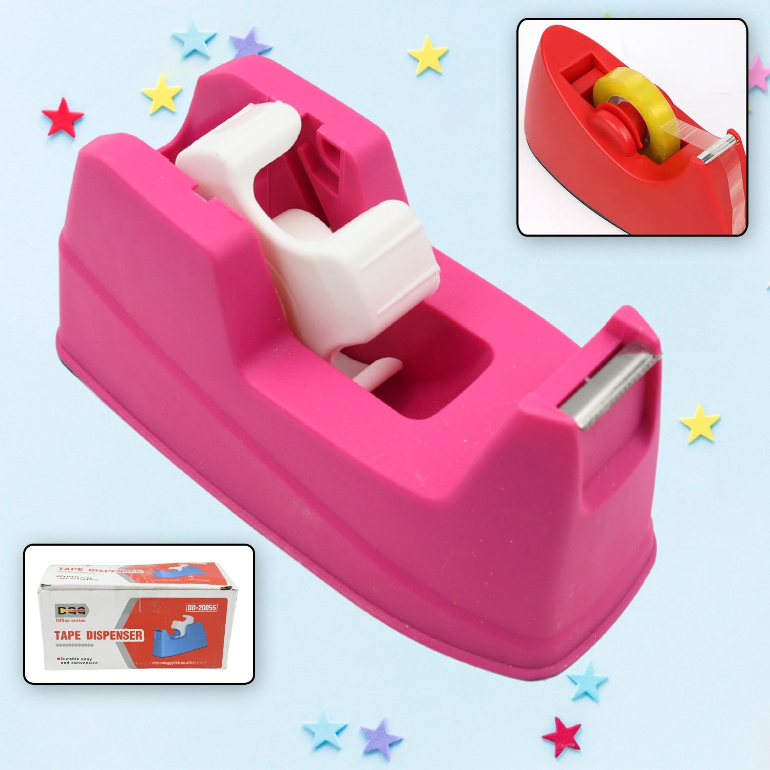9506 Plastic Tape Dispenser Cutter For Home Office Use Tape Dispenser For Stationary Tape Cutter Packaging Tape (1 Pc  631 Gm) 9506 Plastic Tape Dispenser Cutter For Home Office Use Tape Dispenser For Stationary Tape Cutter Packaging Tape (1 Pc  631 Gm)